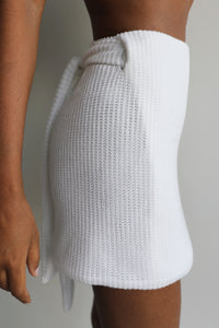 Pareô Curto Crochet - Off-White