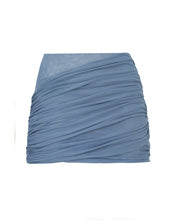 Carregar imagem no visualizador da galeria, Mini Saia Franzida - Tule Azul