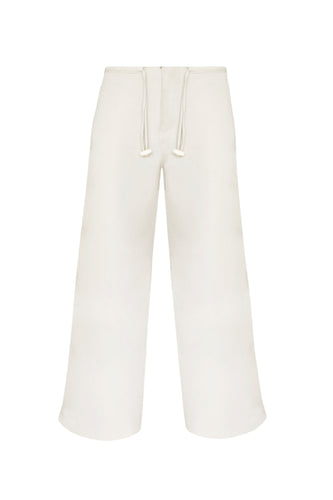 Pantalona Detalhe Viés - Off-White
