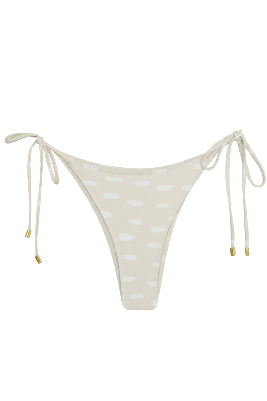 Biquíni Tanga Triângulo - Estampa Riscos Creamy