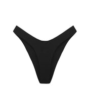 Carregar imagem no visualizador da galeria, Biquíni Tanga Asa Delta - Black Canelado