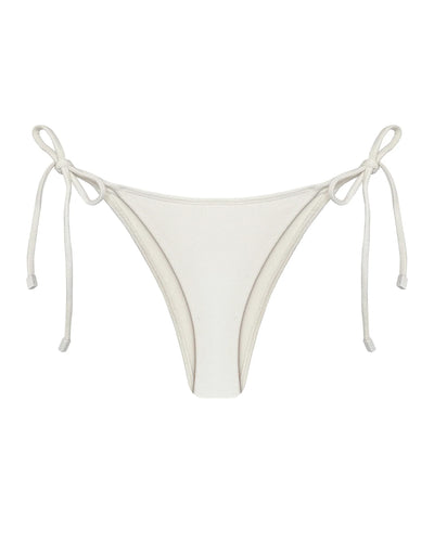 Biquíni Tanga Triângulo - Off-White Piquet