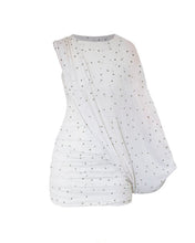 Carregar imagem no visualizador da galeria, Vestido Ícone Ruffed Cover - Tule Estampa Poá Off