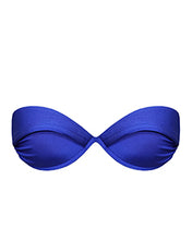 Carregar imagem no visualizador da galeria, Biquíni Top TQC Presponto Franzido - Azul