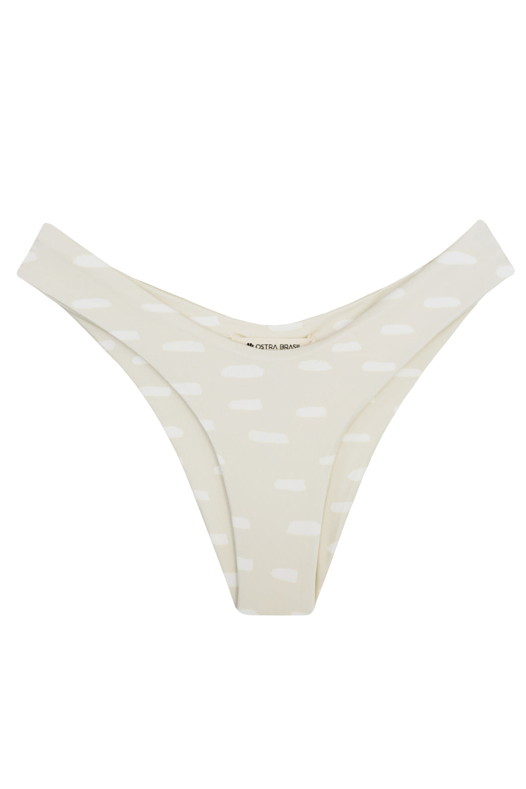 Biquíni Tanga Asa Delta - Estampa Riscos Creamy