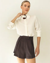 Carregar imagem no visualizador da galeria, Camisa Passante Alfaiataria - Linho Off-White
