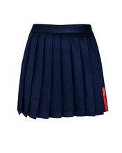 Carregar imagem no visualizador da galeria, Saia Esportiva Plissada c/ Short Fixo - Azul Marinho