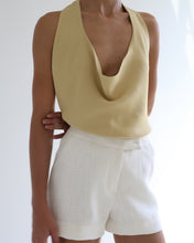 Carregar imagem no visualizador da galeria, Body Gola Drapeada - Mineral Gold