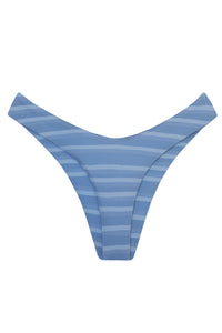 Biquíni Tanga Asa Delta - Estampa Listrado Azul