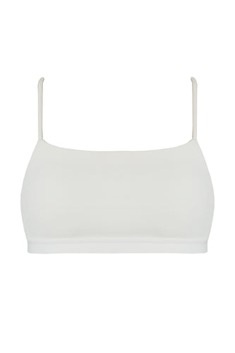 Top Reto Nervura - Off-White Piquet