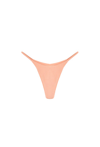 Biquíni Tanga Triângulo Alça Fixa - Peach