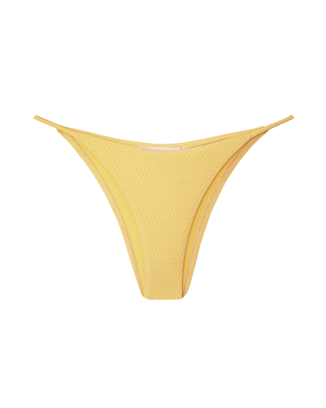 Biquíni Tanga Triângulo Alça Fixa - Amarelo