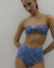 Carregar imagem no visualizador da galeria, Biquíni Tanga Hot Pants - Poá Azul
