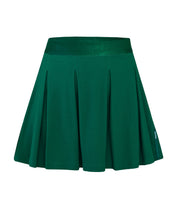 Carregar imagem no visualizador da galeria, Saia Esportiva Pregas c/ Short Fixo - Verde Bandeira Piquet