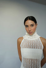 Carregar imagem no visualizador da galeria, Saída Reta Recortes Crochet - Off-White