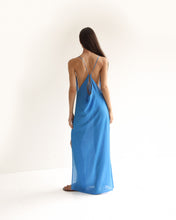 Carregar imagem no visualizador da galeria, Vestido / Saída Decote V - Azul Klein