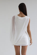 Carregar imagem no visualizador da galeria, Vestido Ruffed Cover - Tule Off-White