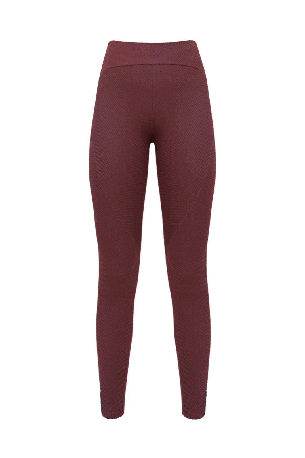 Calça Legging Recortes - Marrom
