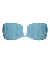 Carregar imagem no visualizador da galeria, Biquíni Top TQC Detalhe Pregas - Azul Turquesa