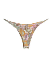 Carregar imagem no visualizador da galeria, Biquíni Tanga Triângulo Alça Fixa - Floral Vintage Creponado