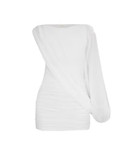 Carregar imagem no visualizador da galeria, Vestido Ruffed Cover - Tule Off-White