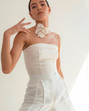 Carregar imagem no visualizador da galeria, Top TQC Corselet Malha - Off-White