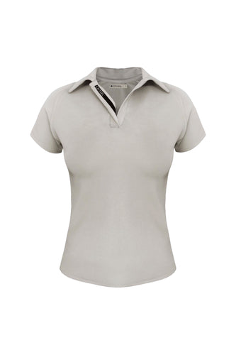 Blusa Polo Jersey - Jersey Natural