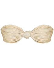 Carregar imagem no visualizador da galeria, Biquíni Top TQC Nó Frontal - Estampa Square Neutro