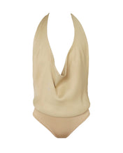 Carregar imagem no visualizador da galeria, Body Gola Drapeada - Mineral Gold