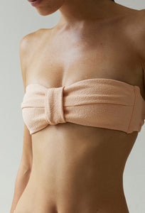 Biquíni Top Reto Pregas - Peach