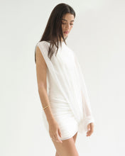 Carregar imagem no visualizador da galeria, Vestido Ruffed Cover - Tule Off-White