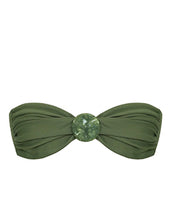 Carregar imagem no visualizador da galeria, Biquíni Top Reto Ball - Verde Militar