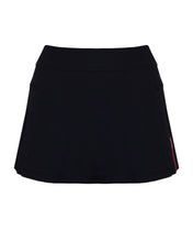 Carregar imagem no visualizador da galeria, Saia Esportiva Pregas Bilateral c/ Short Fixo- Black Piquet