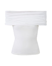 Carregar imagem no visualizador da galeria, Blusa Manga Ombro a Ombro - Tule Off-White