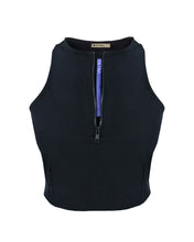 Carregar imagem no visualizador da galeria, Top Detalhe Zíper - Black