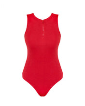 Carregar imagem no visualizador da galeria, Body Gola Detalhe Zíper - Vermelho