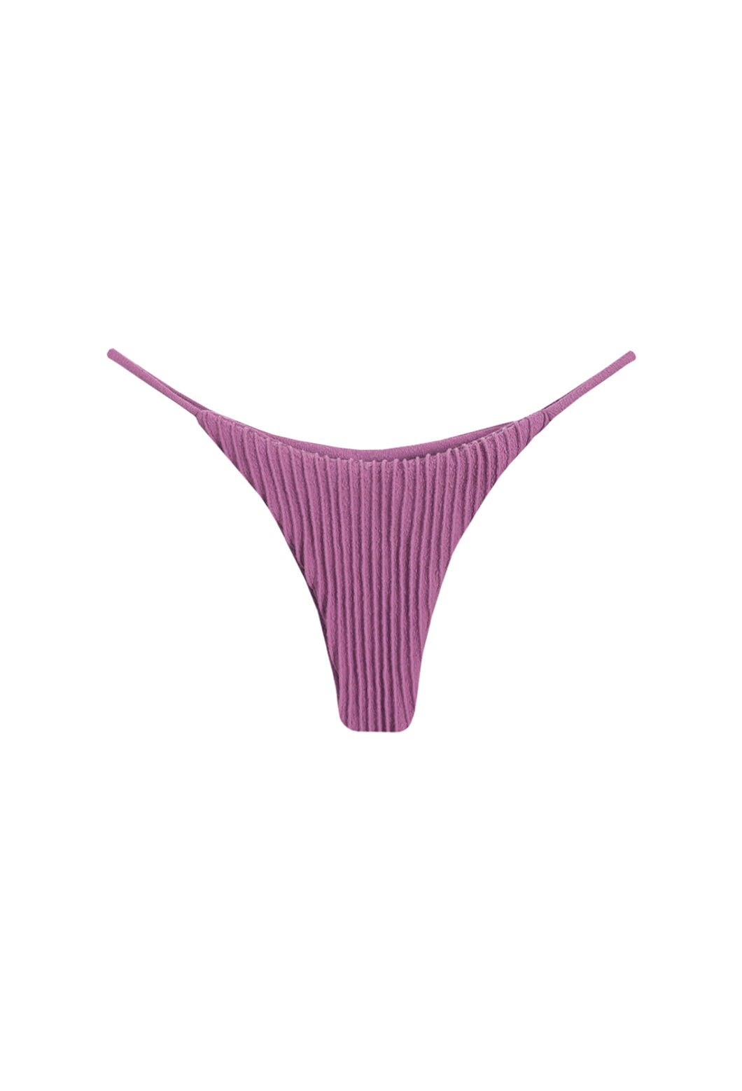 Biquíni Tanga Triângulo Alça Fixa Nervura - Purple