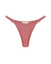 Carregar imagem no visualizador da galeria, Biquíni Tanga Ícone Alça Fixa Duo Passante - Rosa Grená