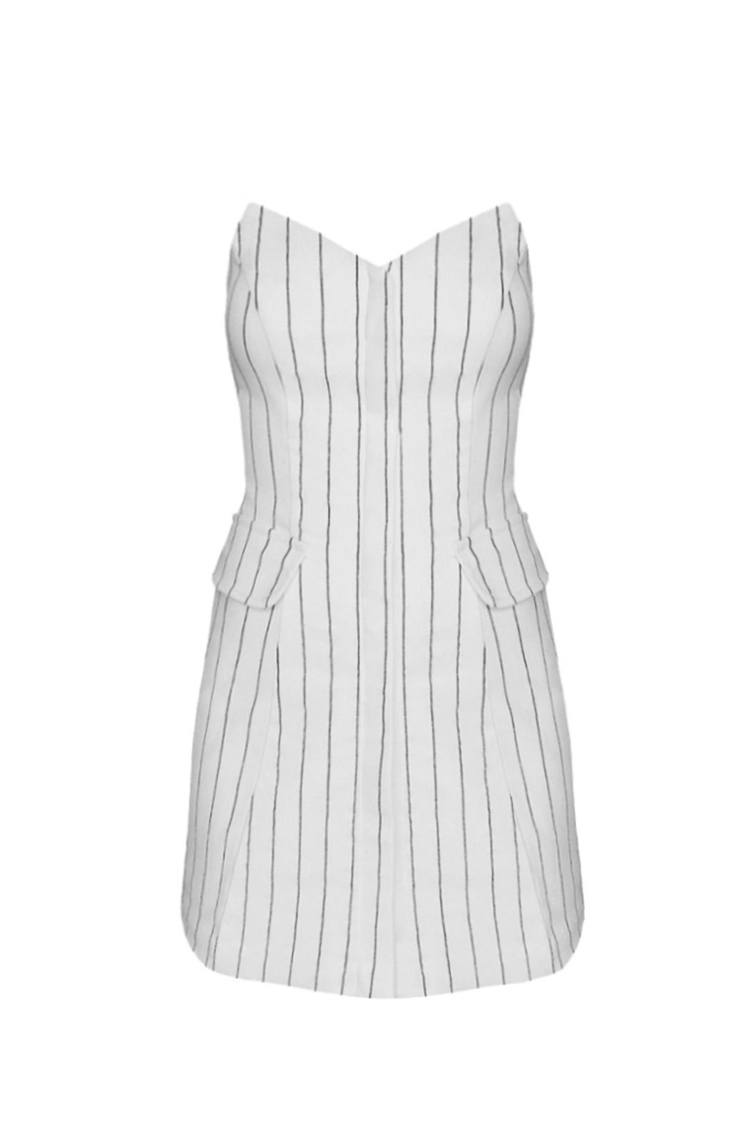 Vestido TQC Estruturado - Off Risca de Giz