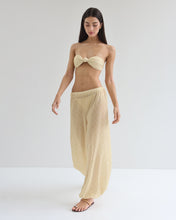 Carregar imagem no visualizador da galeria, Biquíni Top TQC Nó Frontal - Estampa Square Neutro