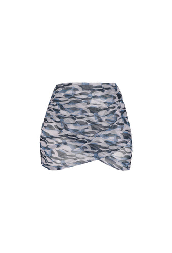 Pareô Curto - Print Grey