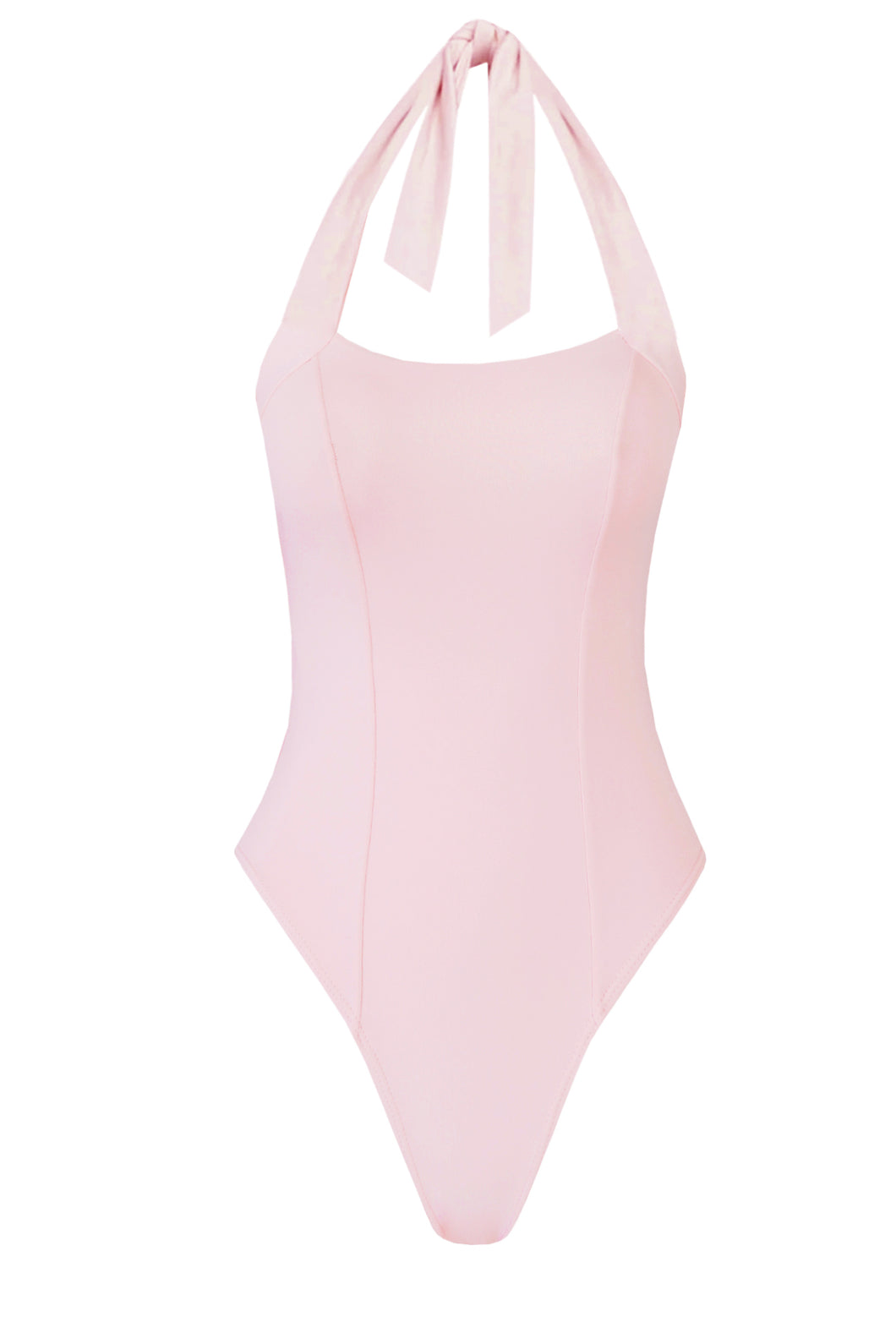 Maiô Frente Única Faixa - Rosa