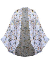 Carregar imagem no visualizador da galeria, Kimono - Flores Fundo Branco