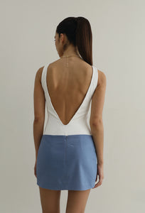 Maiô Gola Redonda - Off-White Canelado