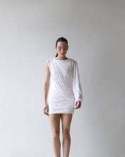 Carregar imagem no visualizador da galeria, Vestido Ícone Ruffed Cover - Tule Estampa Poá Off