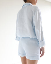 Carregar imagem no visualizador da galeria, Camisa Maxi - Linho Azul Claro