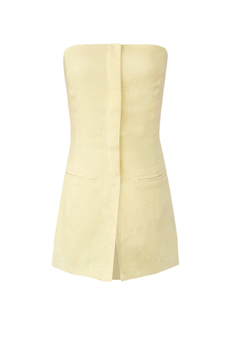 Top TQC Alfaiataria - Linho Amarelo