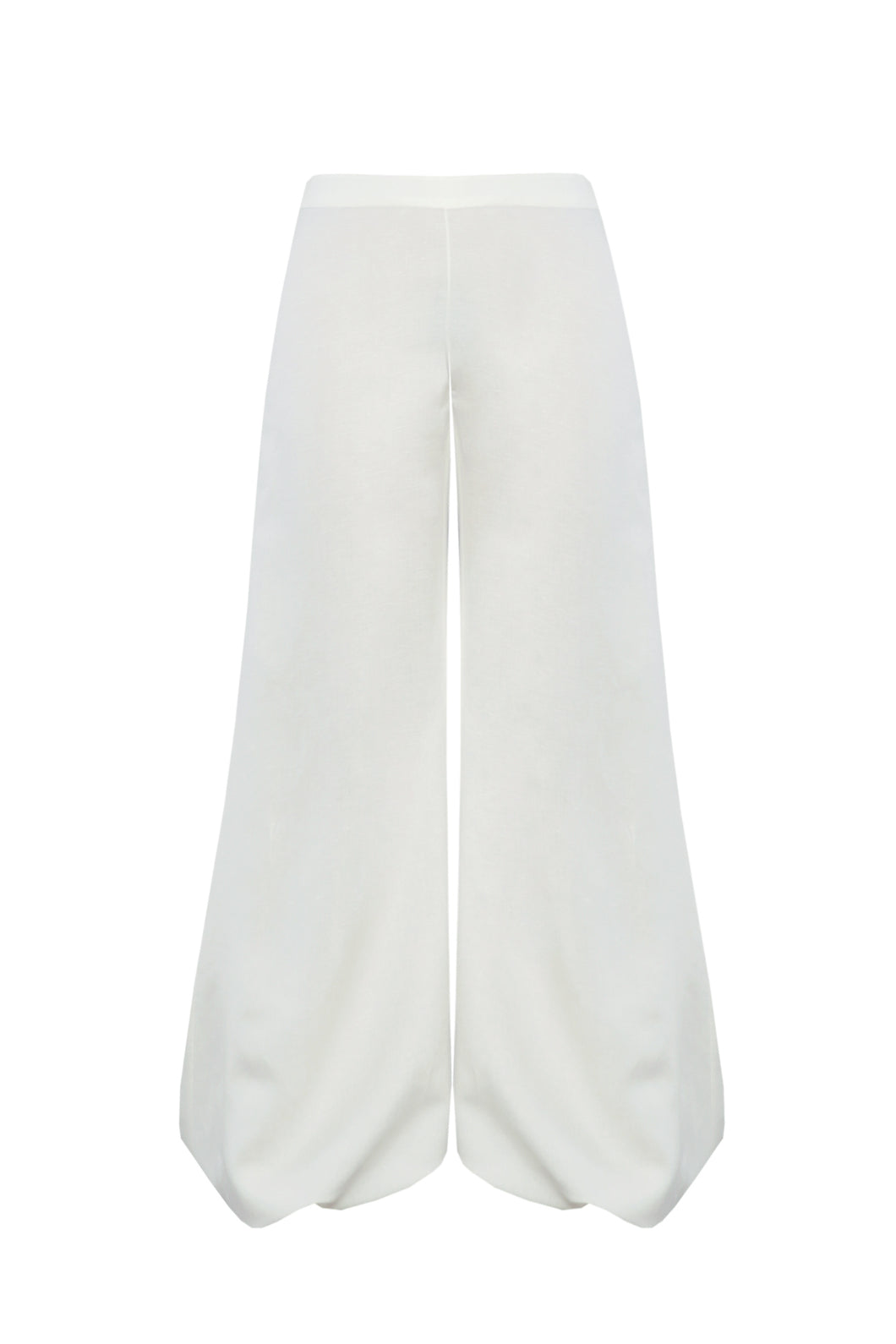Calça Balonê Alfaiataria - Linho Off-white