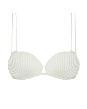 Carregar imagem no visualizador da galeria, Biquíni Top Shell - Off-White