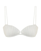 Carregar imagem no visualizador da galeria, Biquíni Top Shell Lateral Maxi - Off-White